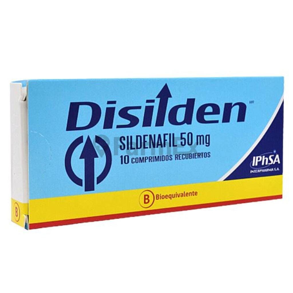 Disilden 50 mg x 10 comprimidos susc-1 de 6 meses Farmex-Suscripciones-Persistente